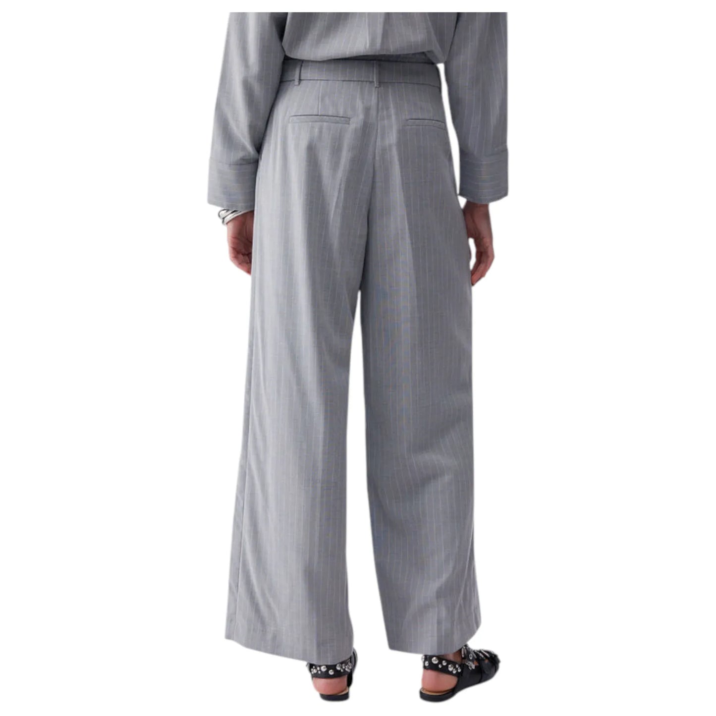Liu Jo pantaloni palazzo gessati