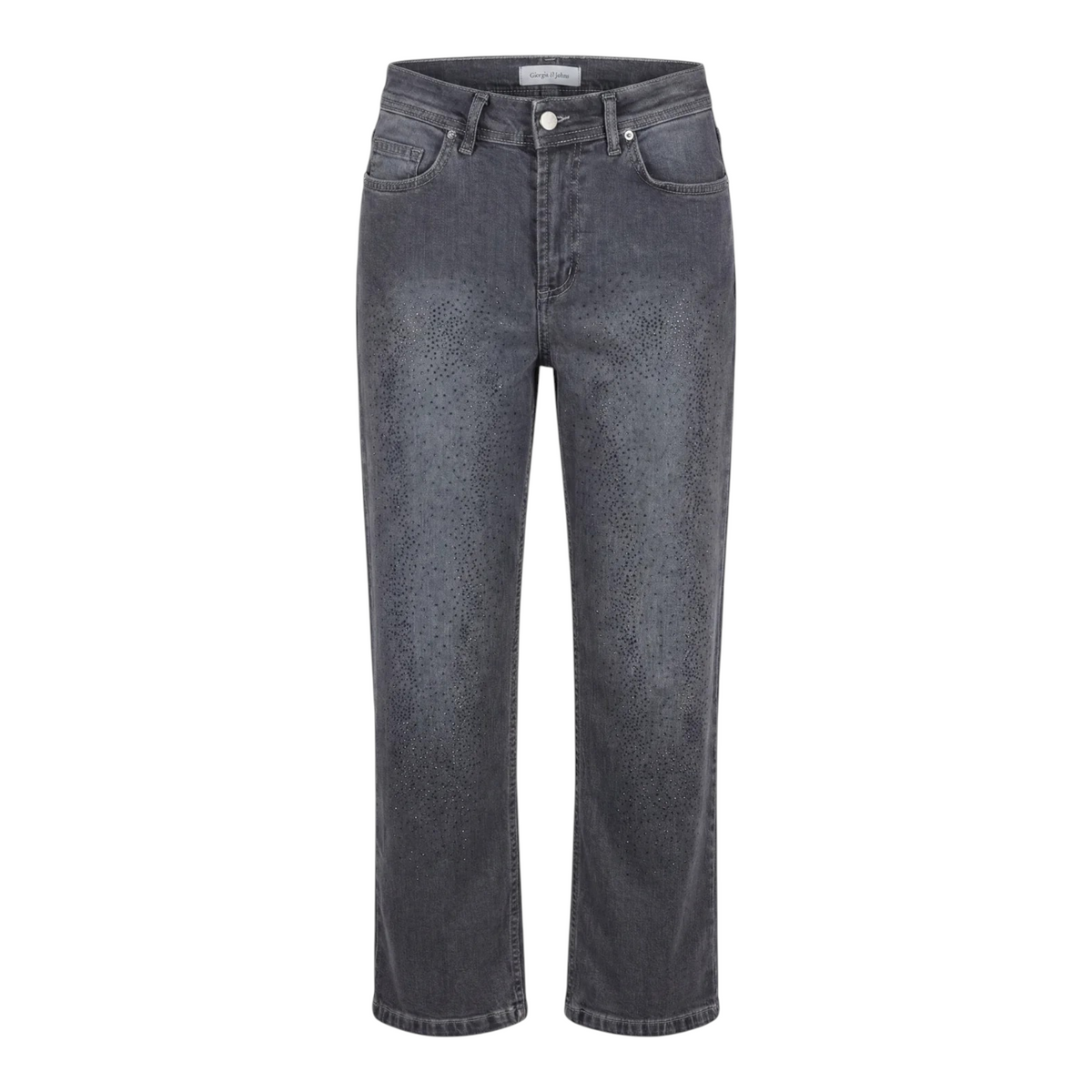 Giorgia&Johns jeans palazzo con strass