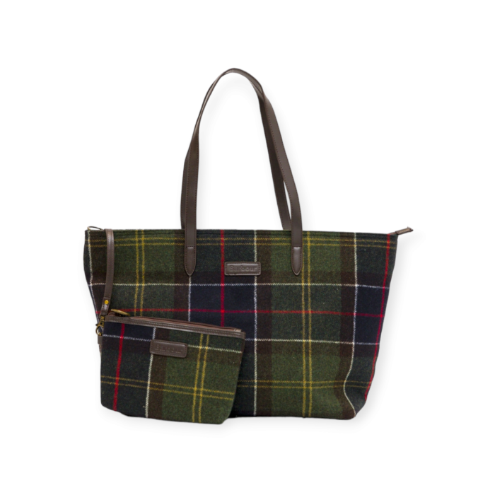 Barbour Witford tartan tote