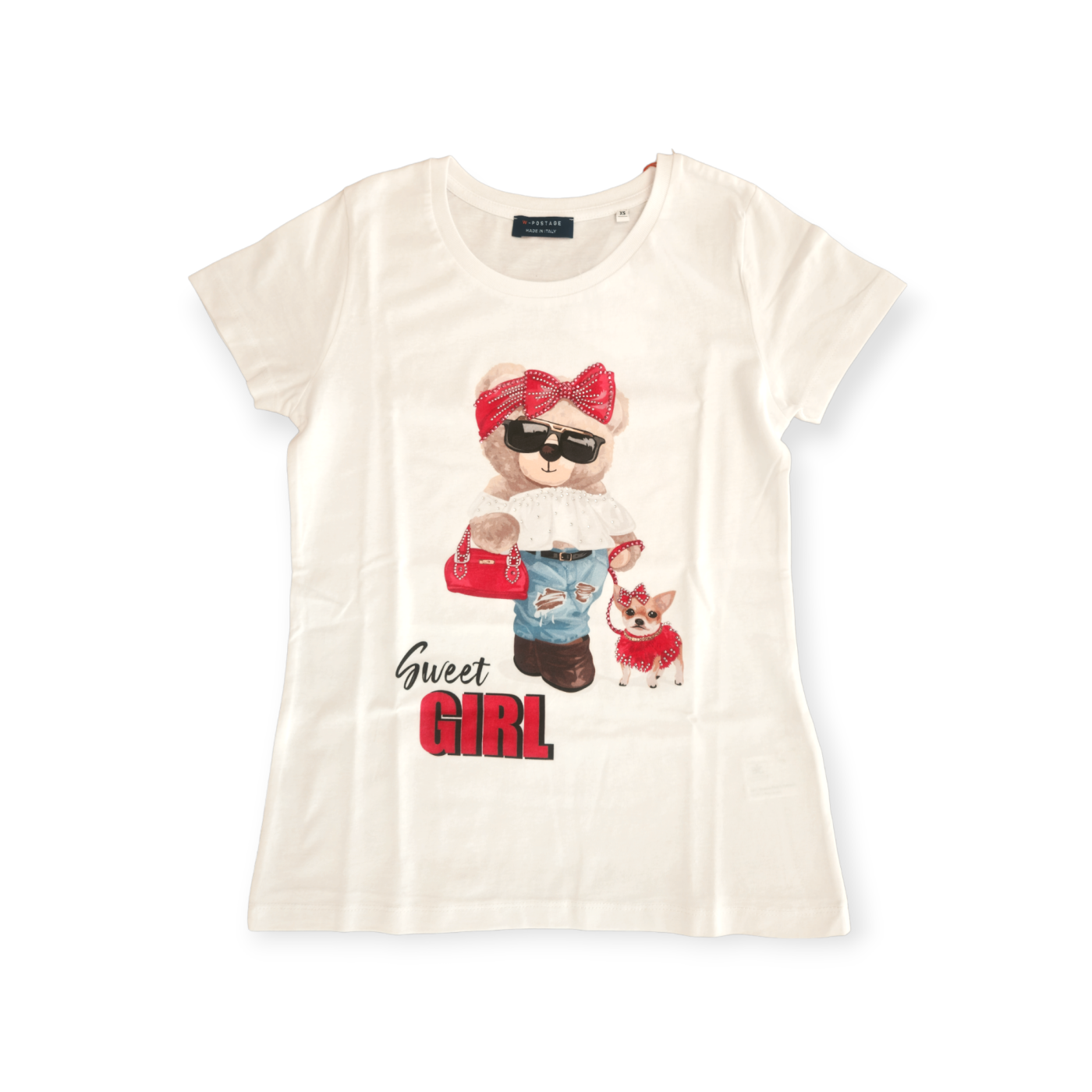 W-Postage t-shirt stampa