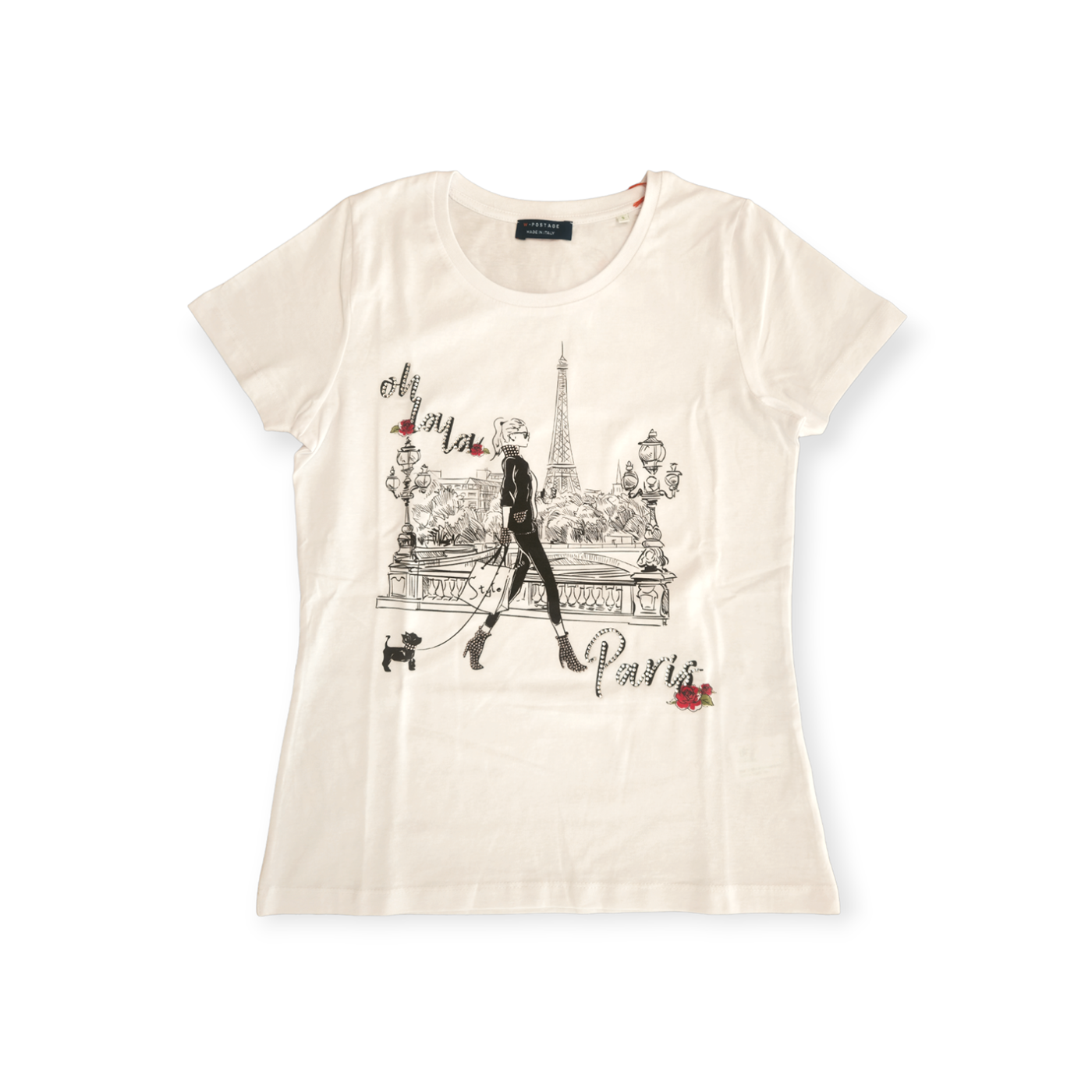 W-Postage t-shirt stampa