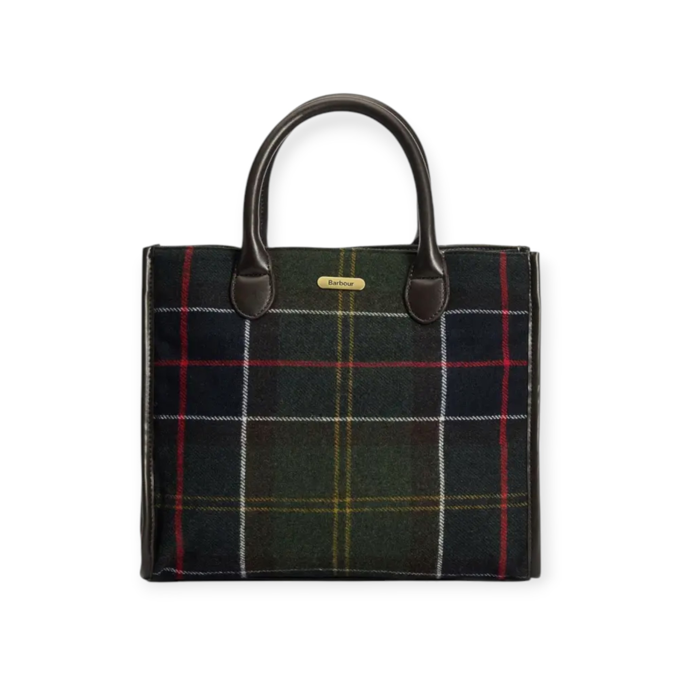 Barbour barrhill tartan tote bag