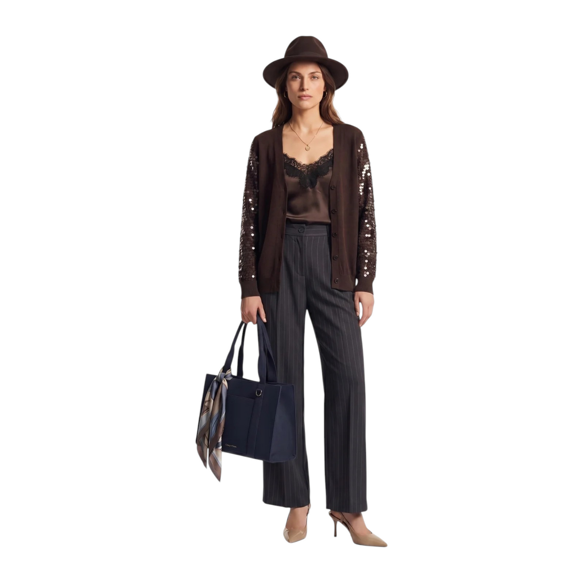 Giorgia&Johns cardigan maniche paillettes