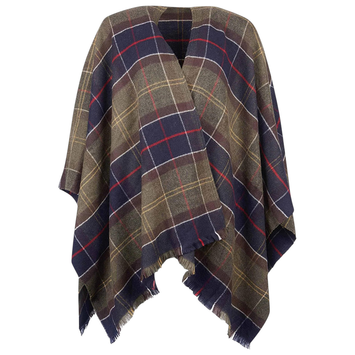 Barbour scialle Staffin tartan serape