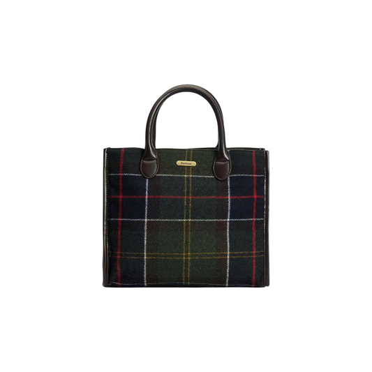 Barbour borsa tote Barrhill in tartan