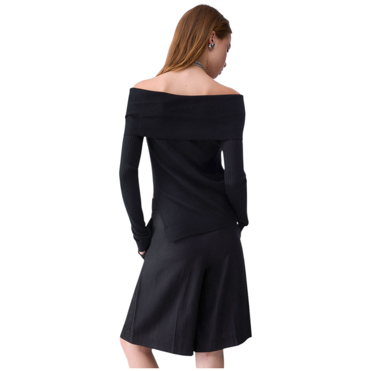 Liu Jo maglia in lana con scollo bardot