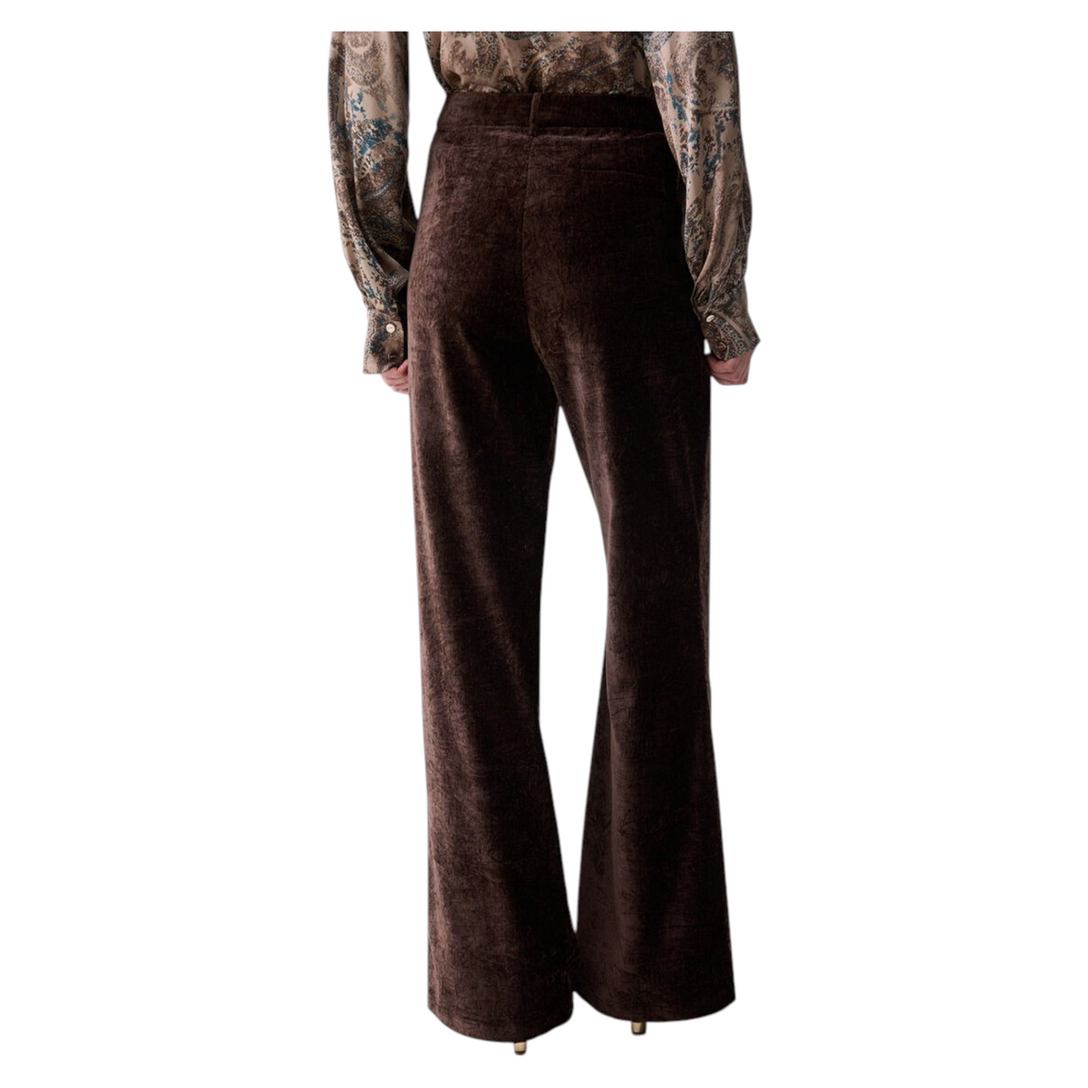 Liu Jo pantaloni straight in velluto