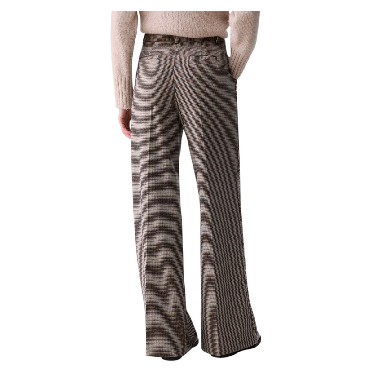 Liu Jo pantalone lungo in pied de poule