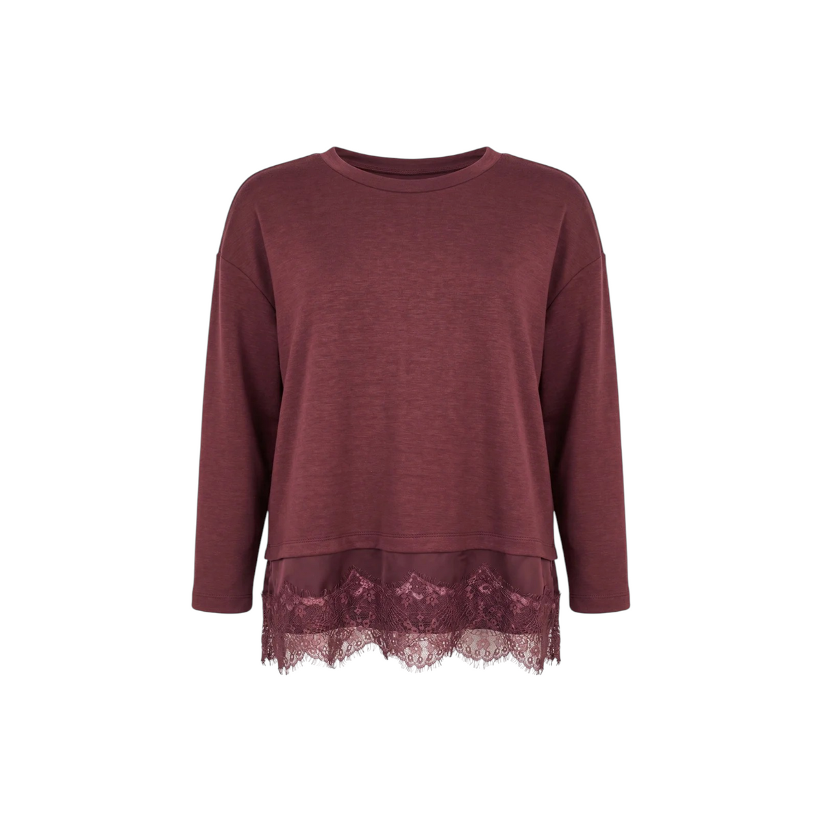 Giorgia&Johns maglia con pizzo al fondo
