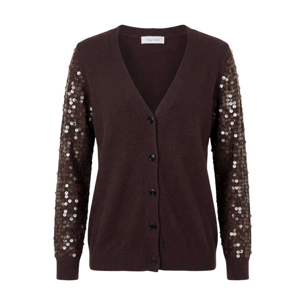 Giorgia&Johns cardigan maniche paillettes