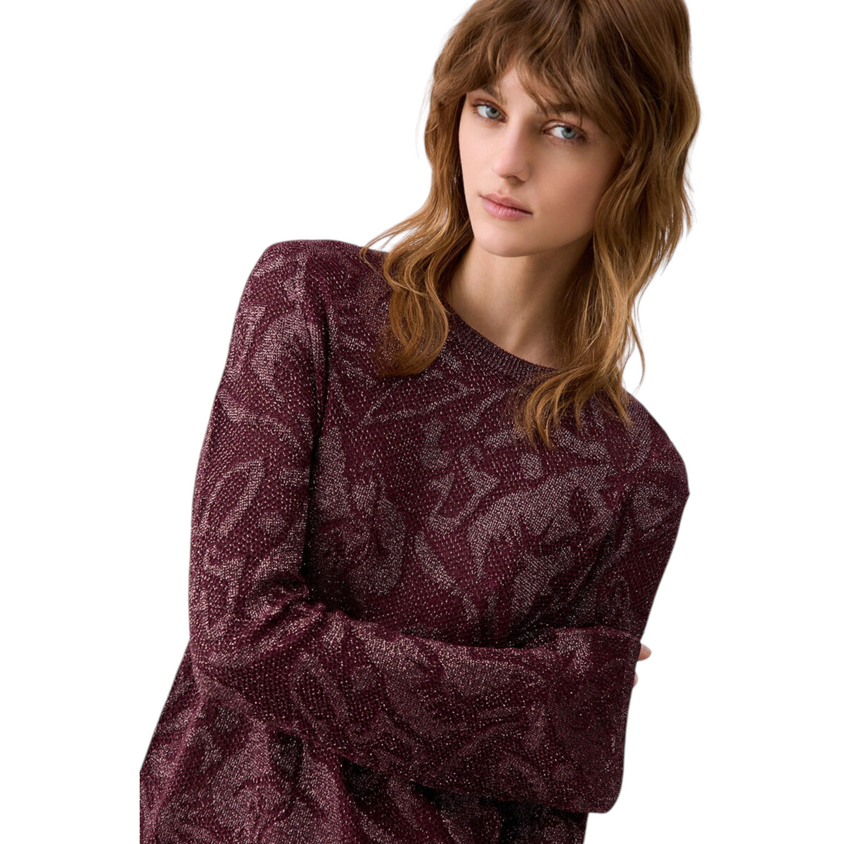 Liu Jo maglia in pizzo lamé