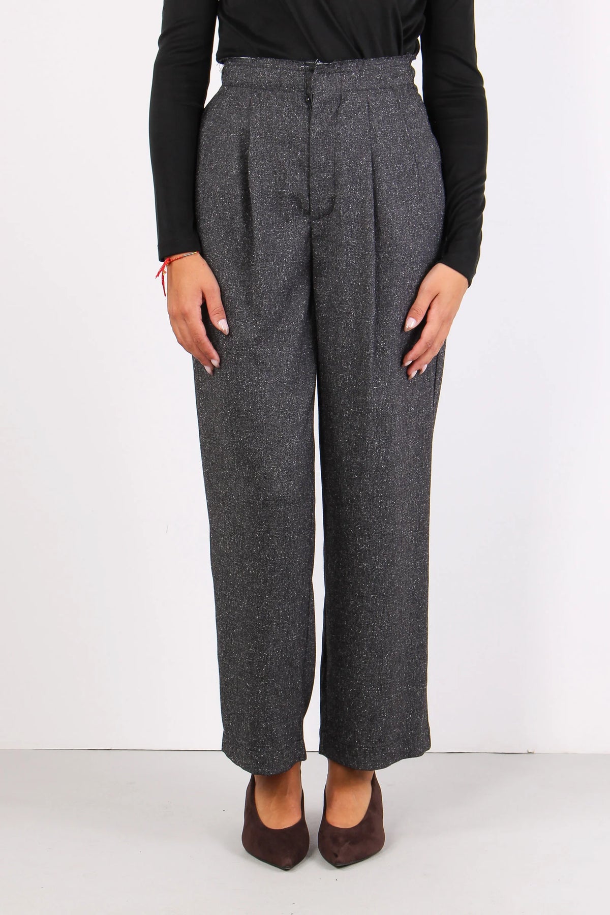 Annarita N pantalone sale e pepe vita sfrangiata