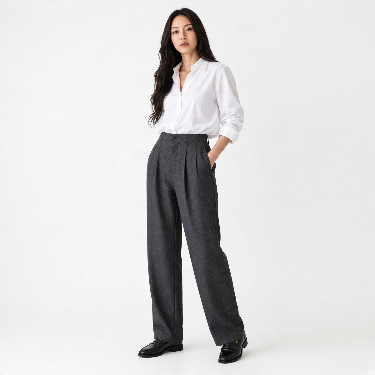 Annarita N pantalone sale e pepe vita sfrangiata