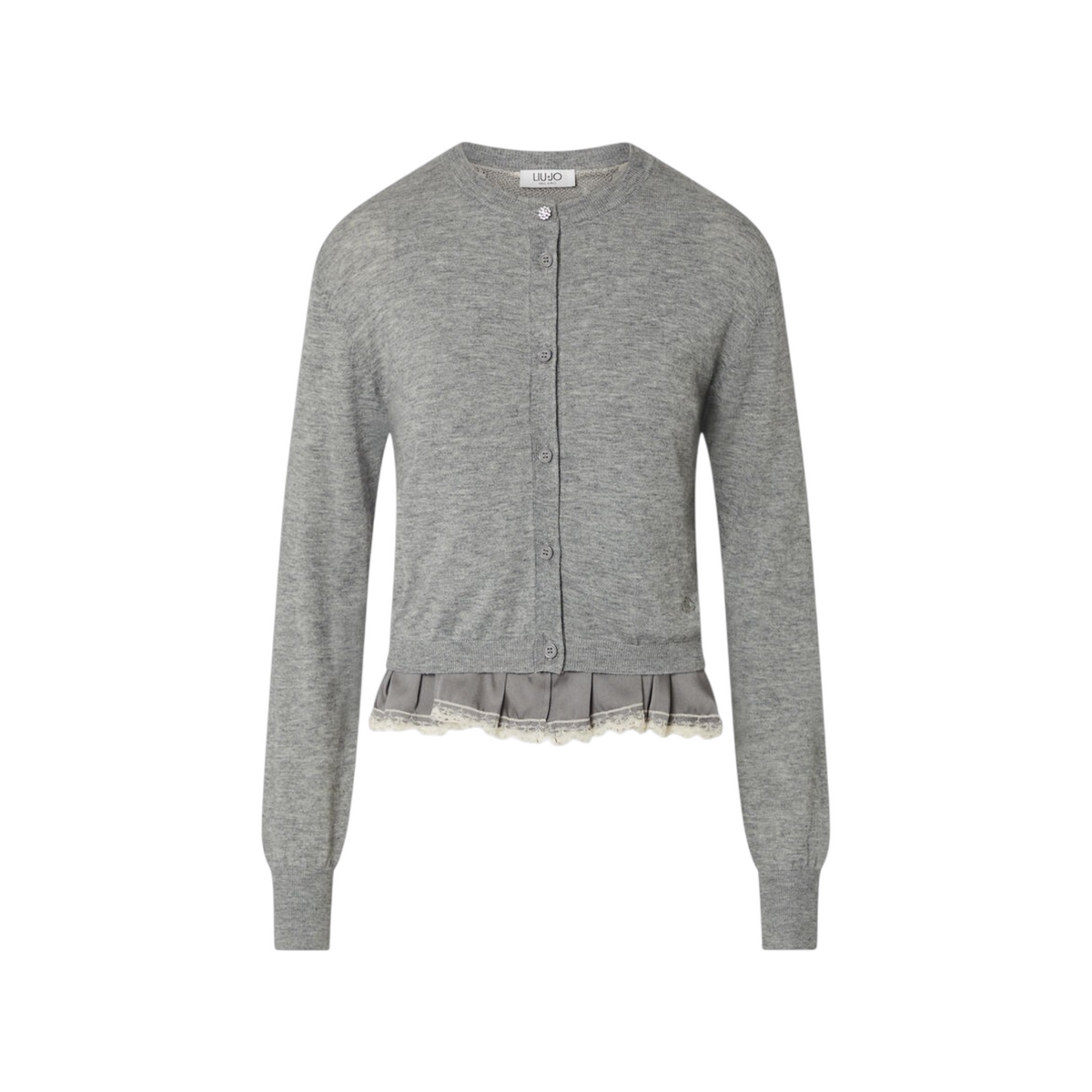 Liu Jo cardigan in lana con dettaglio lingerie