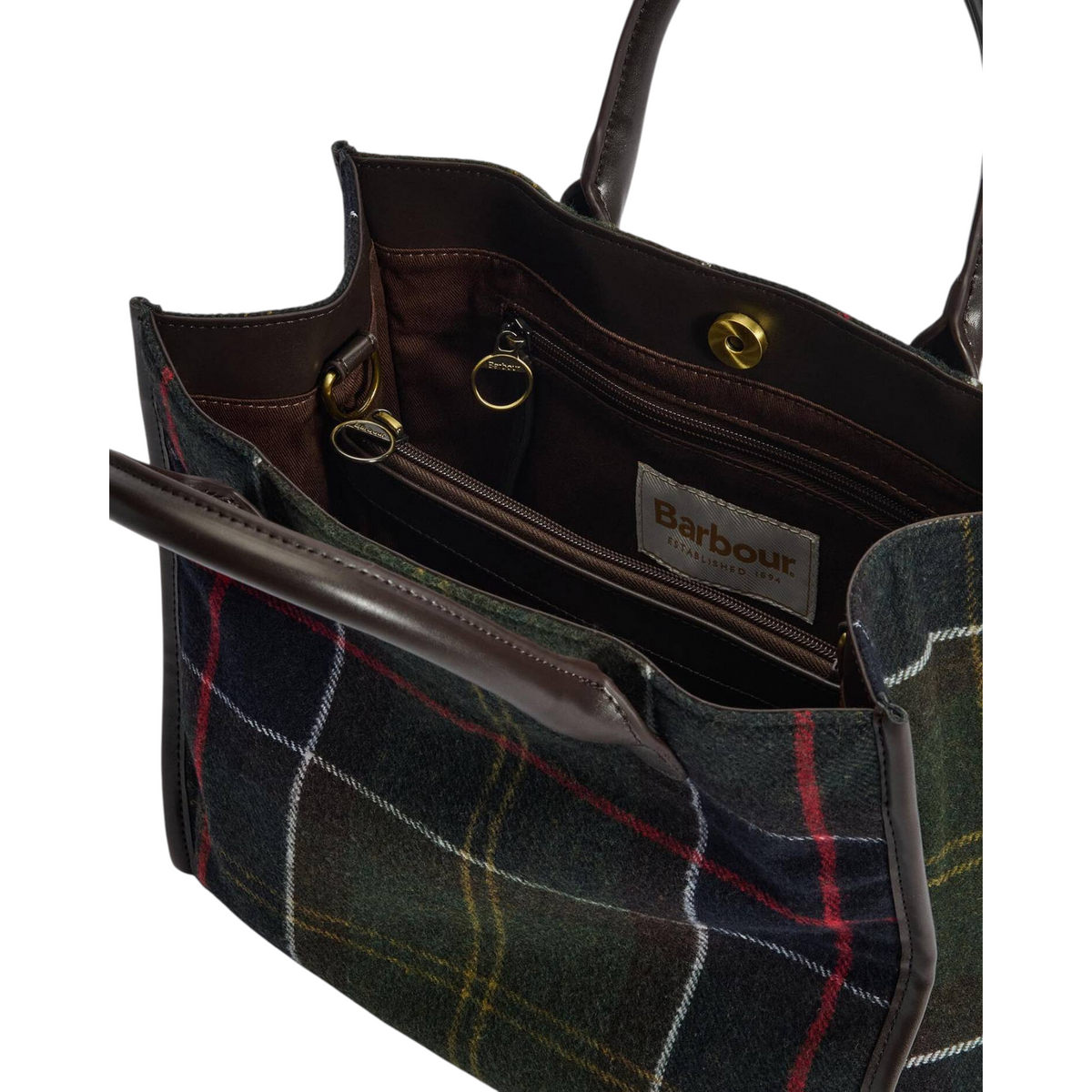 Borsa tote Barrhill in tartan
