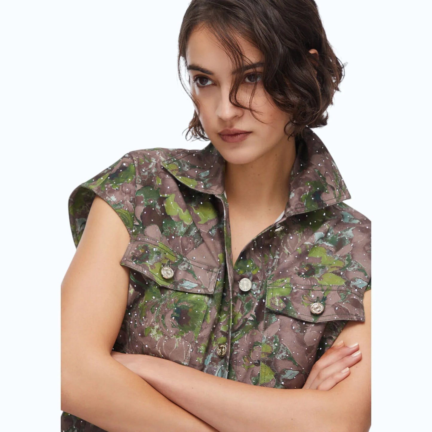 Liu Jo gilet con stampa