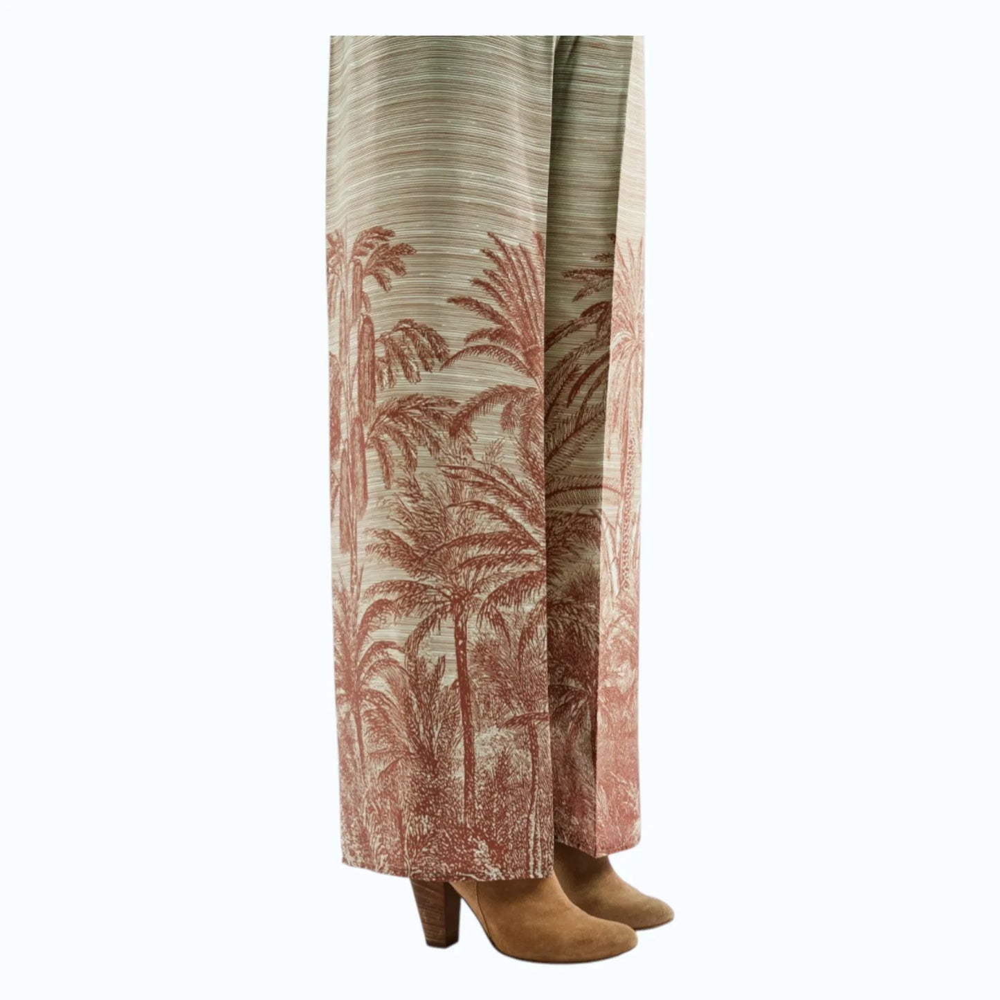 Giorgia&Johns pantalone stampa botanica