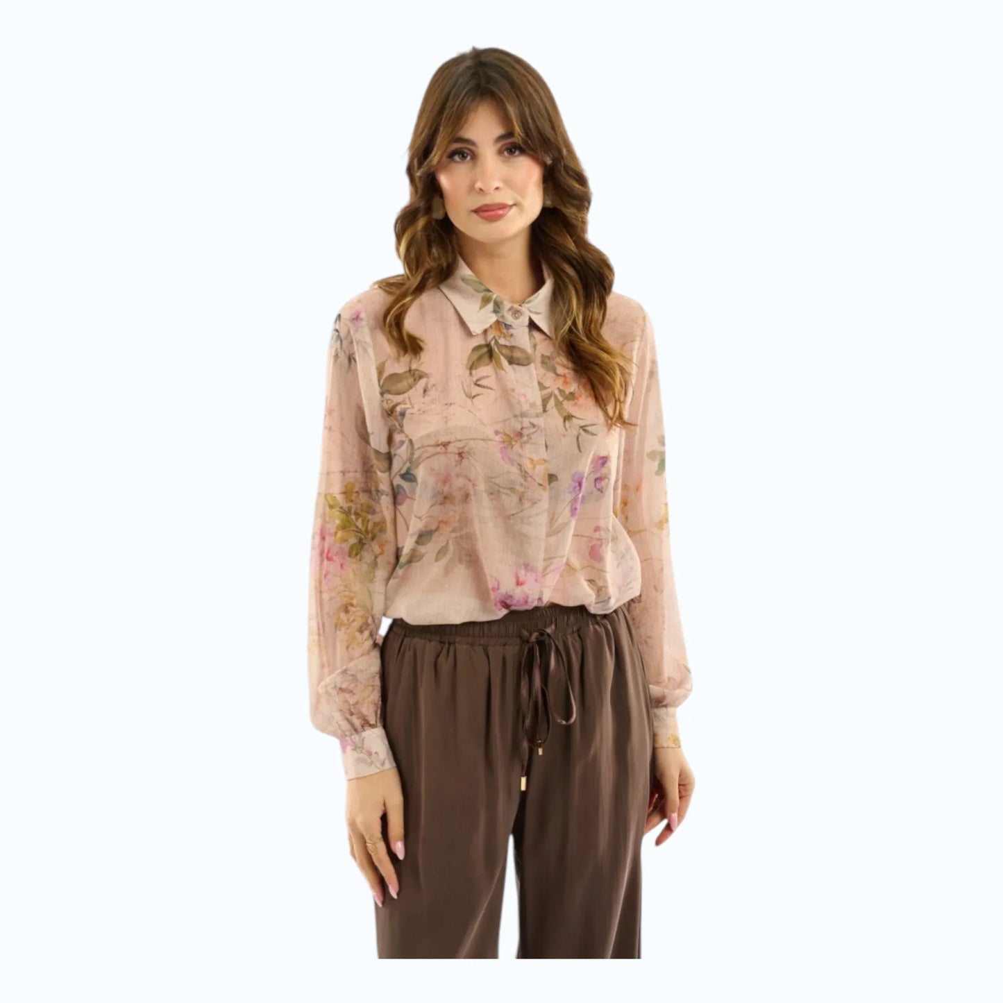Giorgia&Johns camicia stampa floreale