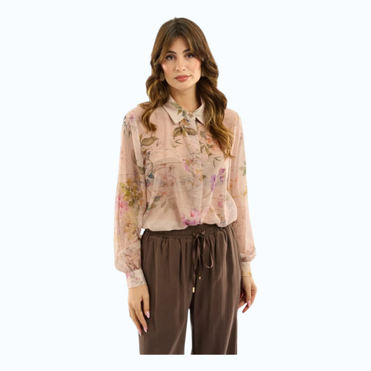 Giorgia&Johns camicia stampa floreale