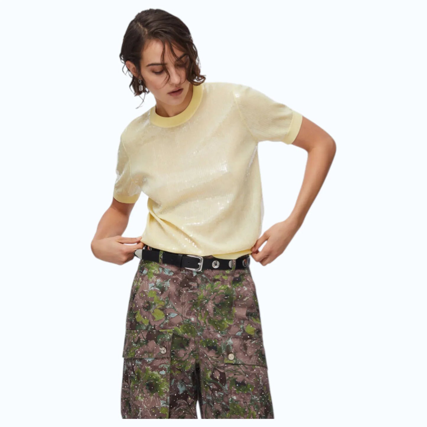 Liu Jo maglia con paillettes