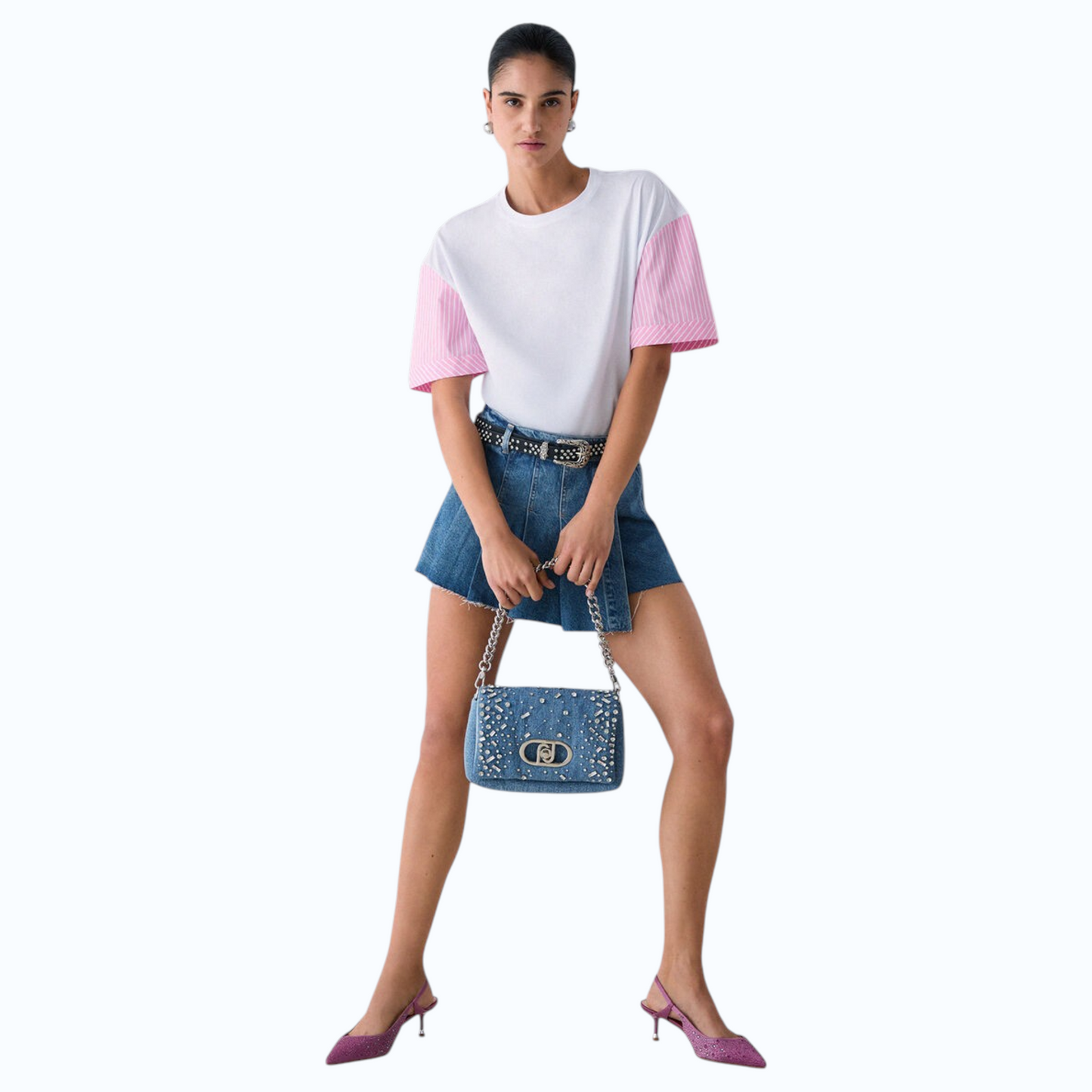 Liu Jo t-shirt con foulard