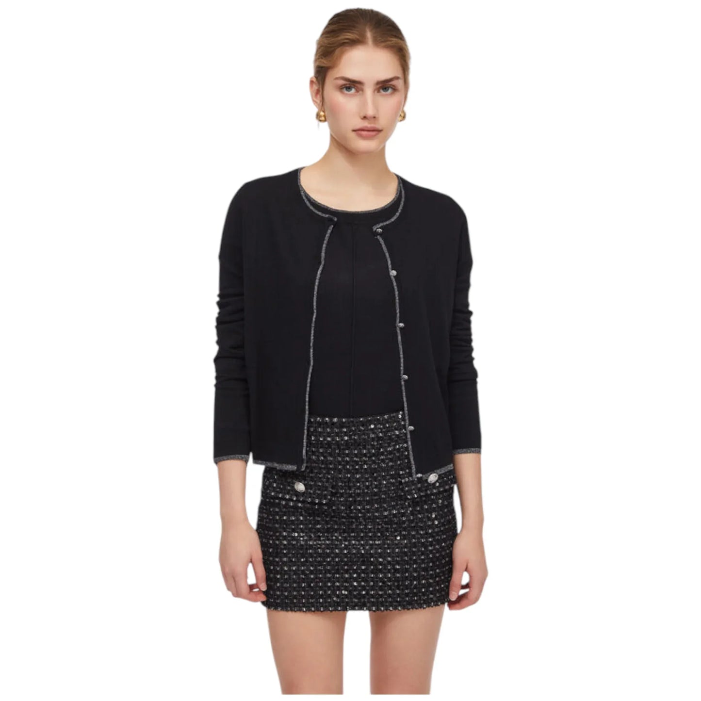 Liu Jo cardigan con bottoni gioiello