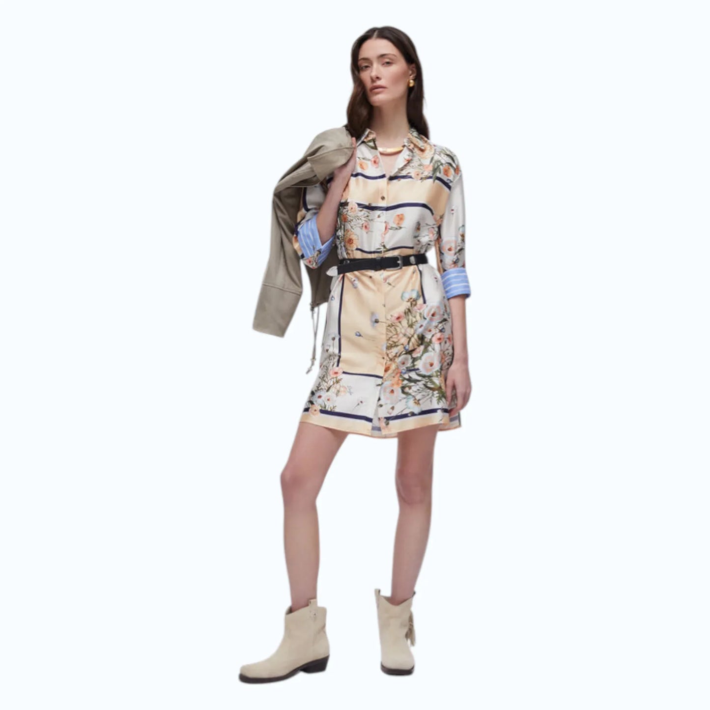 Liu Jo abito corto in twill stampato