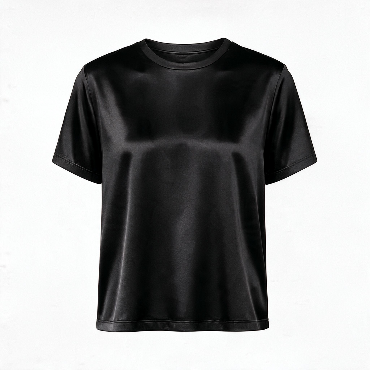 Giorgia&Johns blusa basic donna in viscosa girocollo