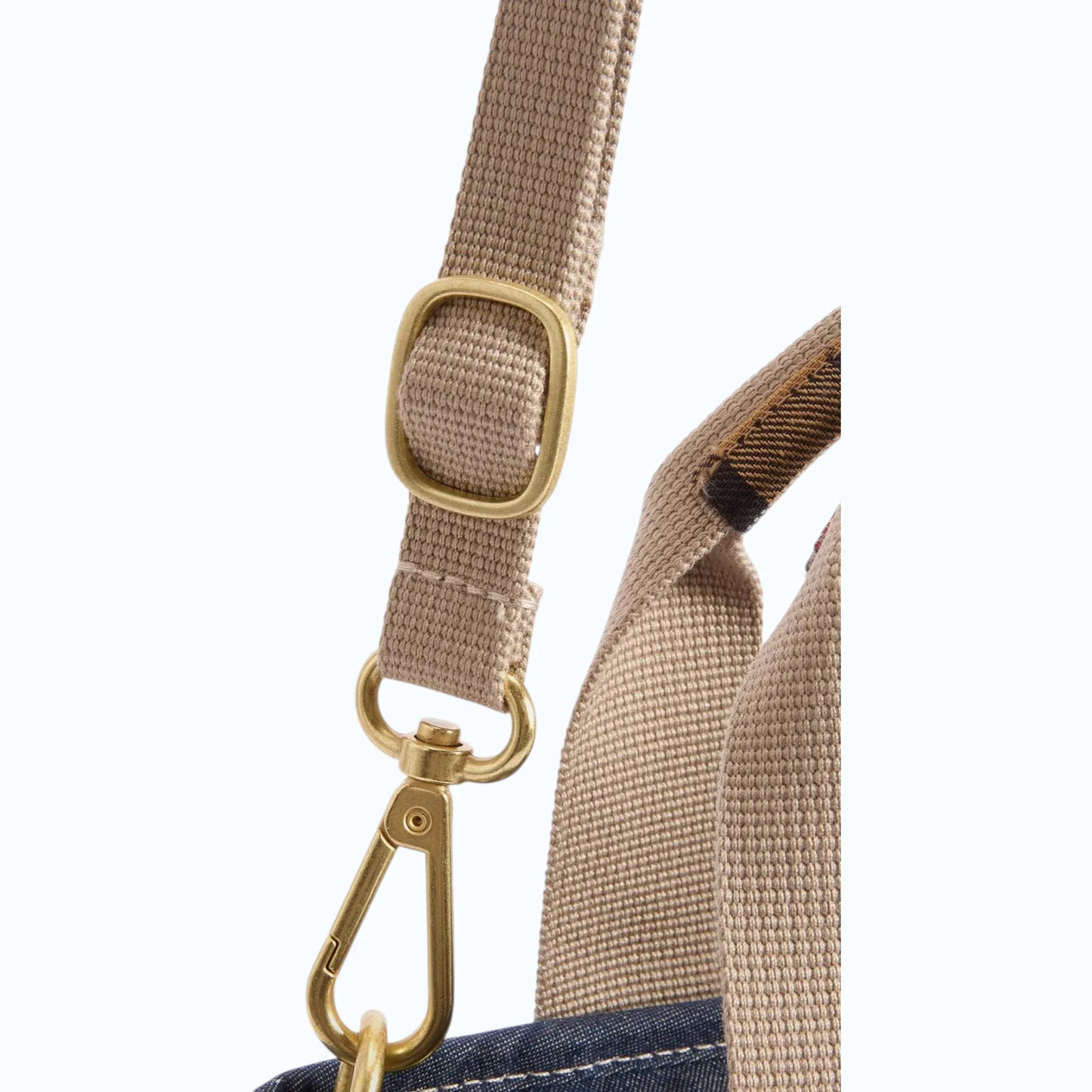 Barbour mini borsa tote in denim Mya