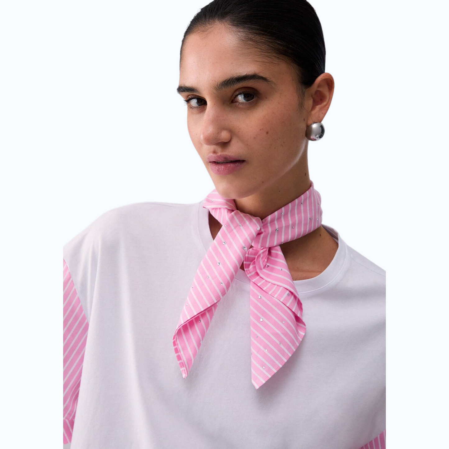 Liu Jo t-shirt con foulard