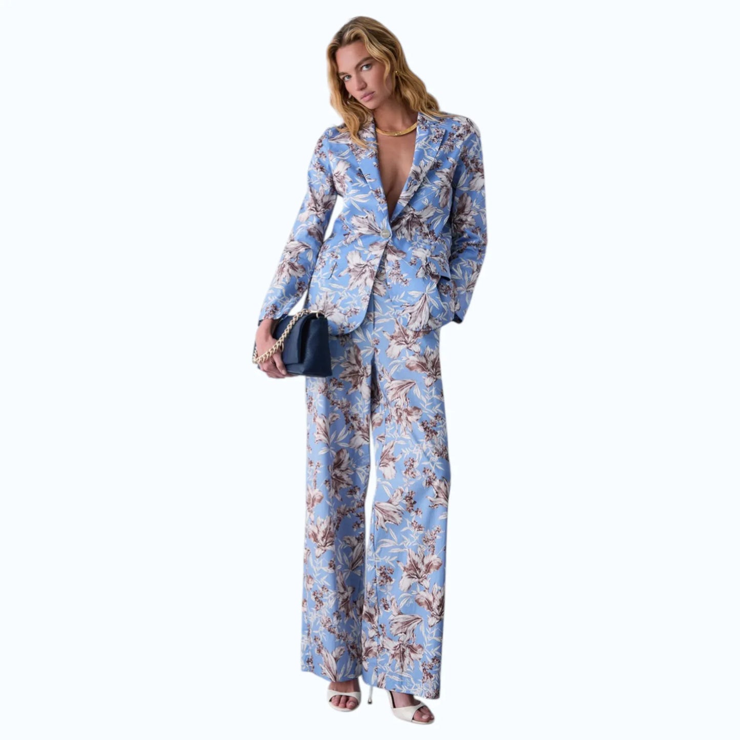Liu Jo blazer in popeline stampato