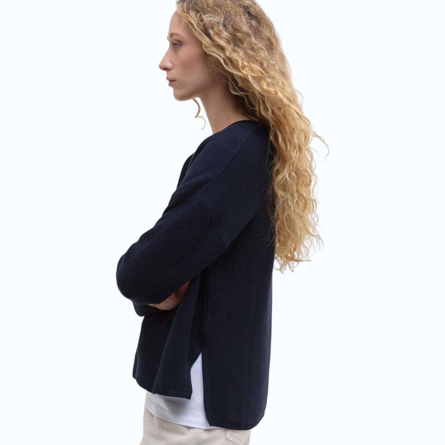 Barbour maglione girocollo Marine