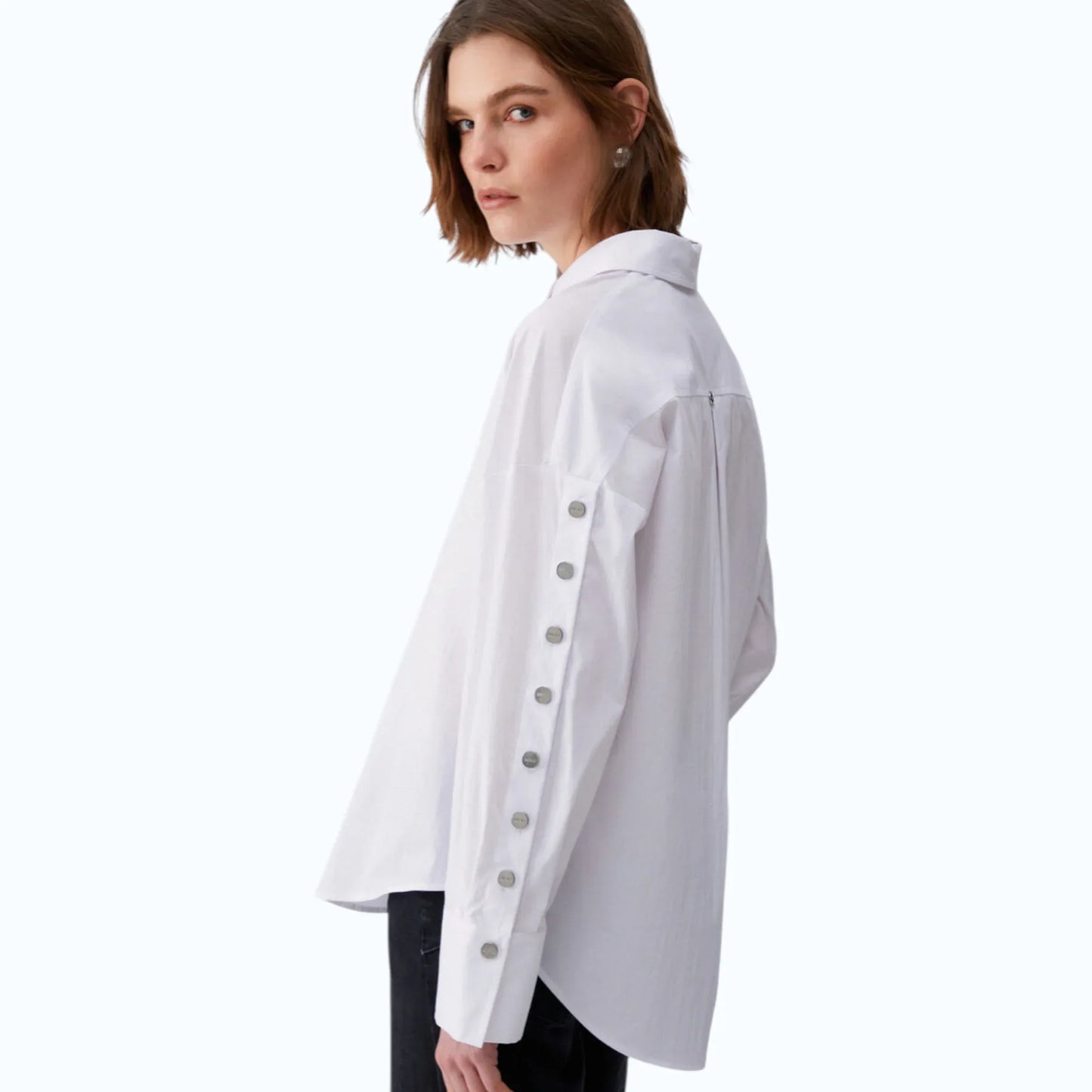 Liu Jo camicia in popeline con borchie