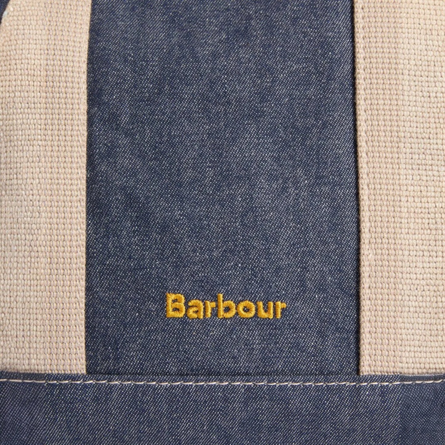 Barbour mini borsa tote in denim Mya