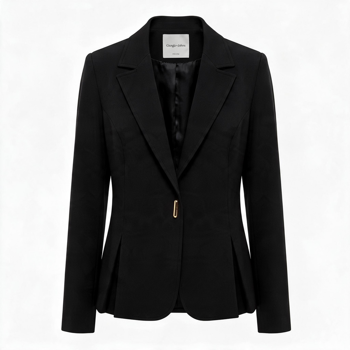 Giorgia&Johns blazer con bottone accessorio