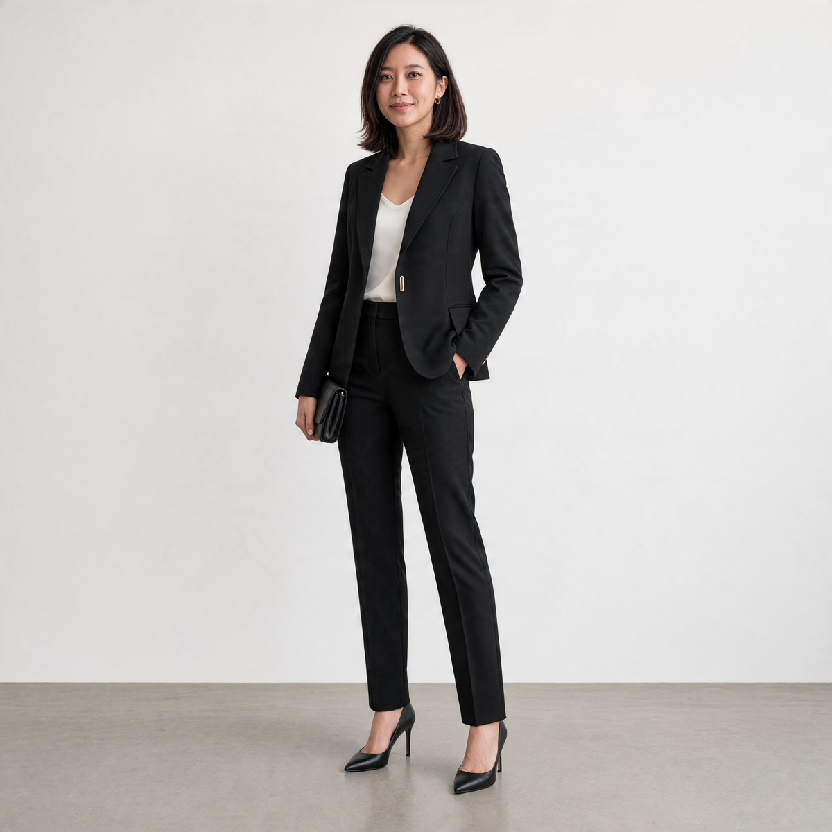 Giorgia&Johns blazer con bottone accessorio