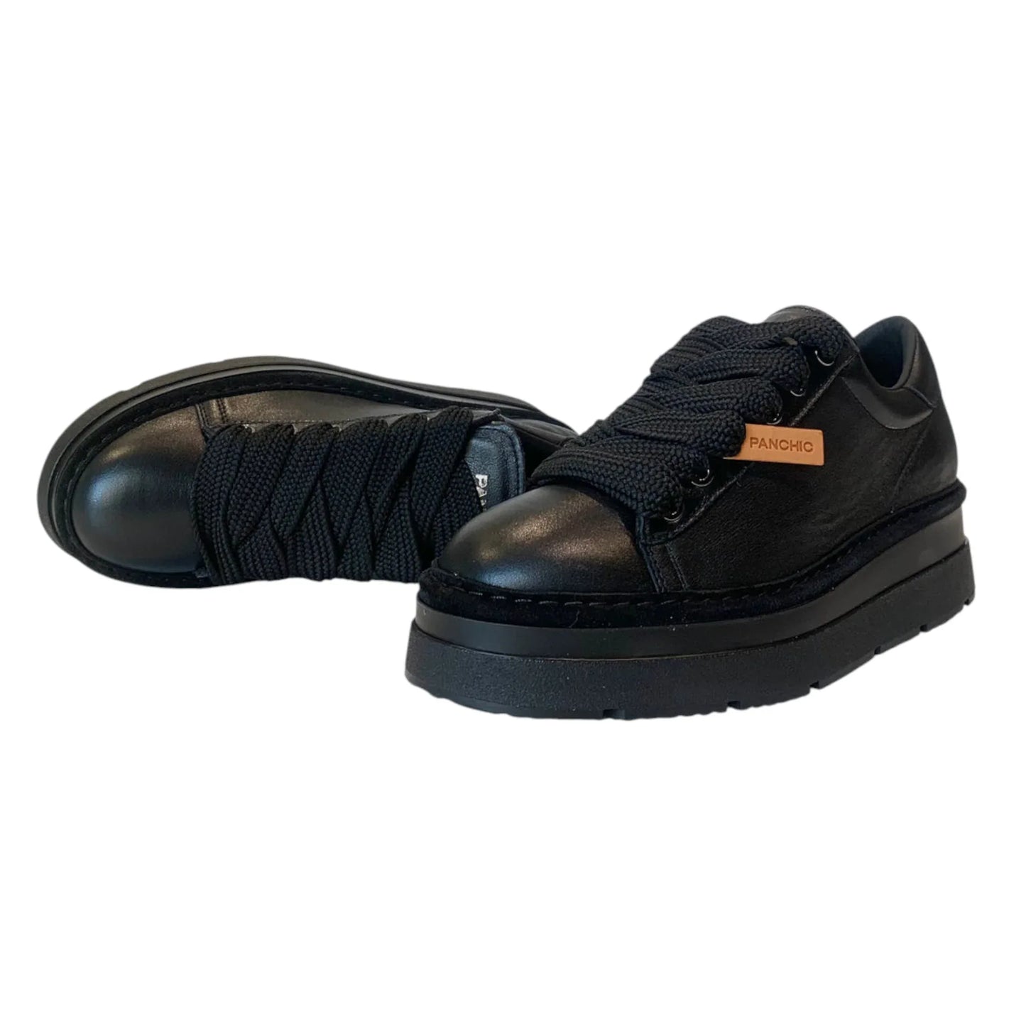 Panchic Lace-up shoe rubberized leather