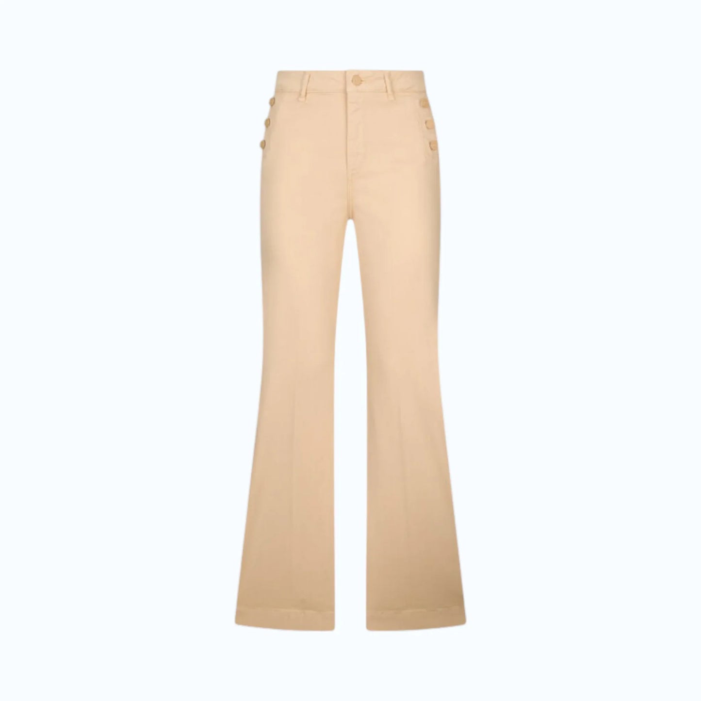 Liu Jo pantaloni flare con bottoni logati