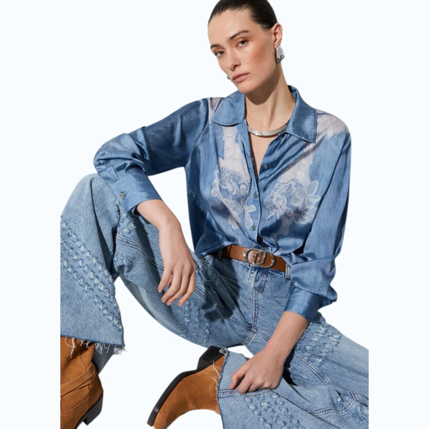 Liu Jo camicia con stampa digitale