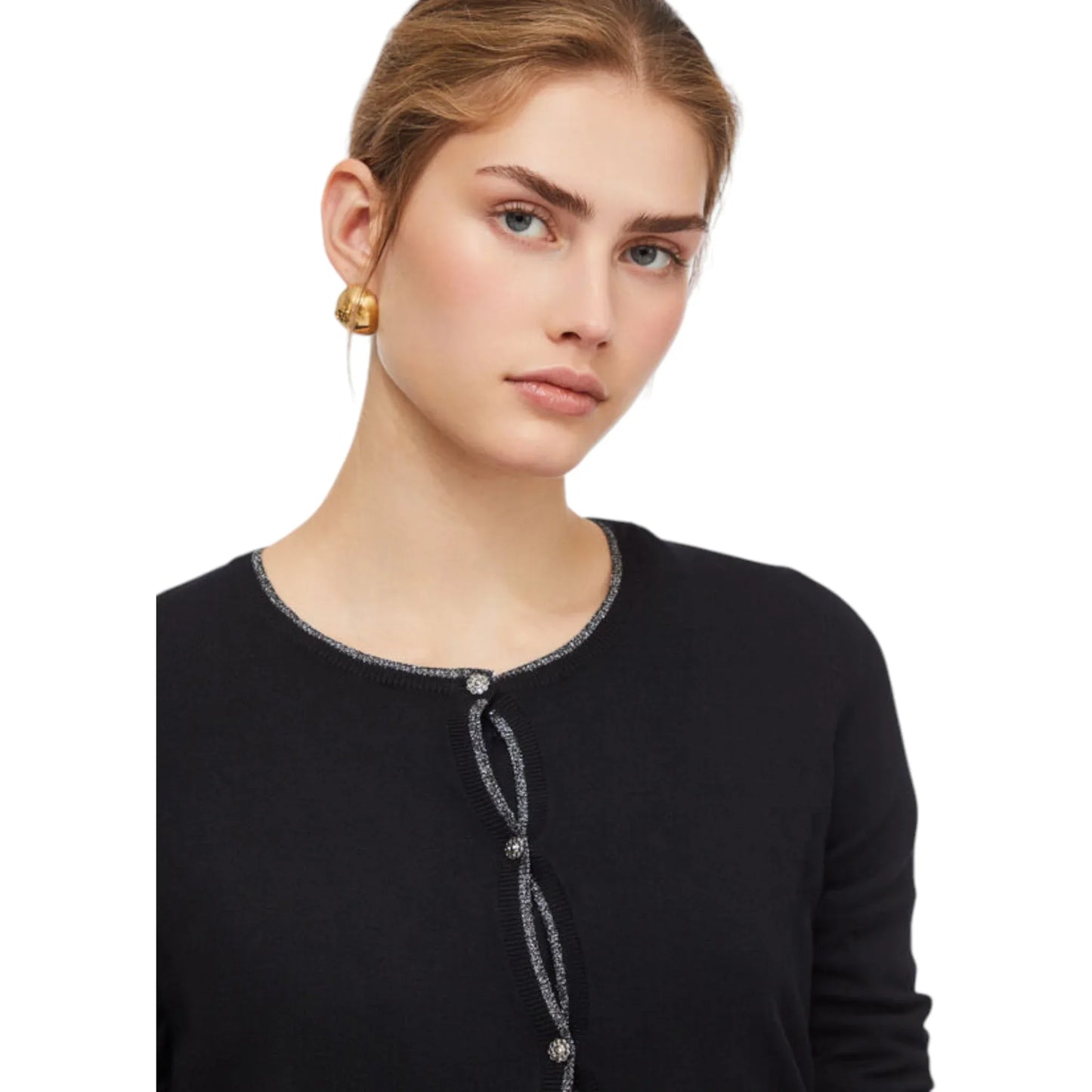 Liu Jo cardigan con bottoni gioiello