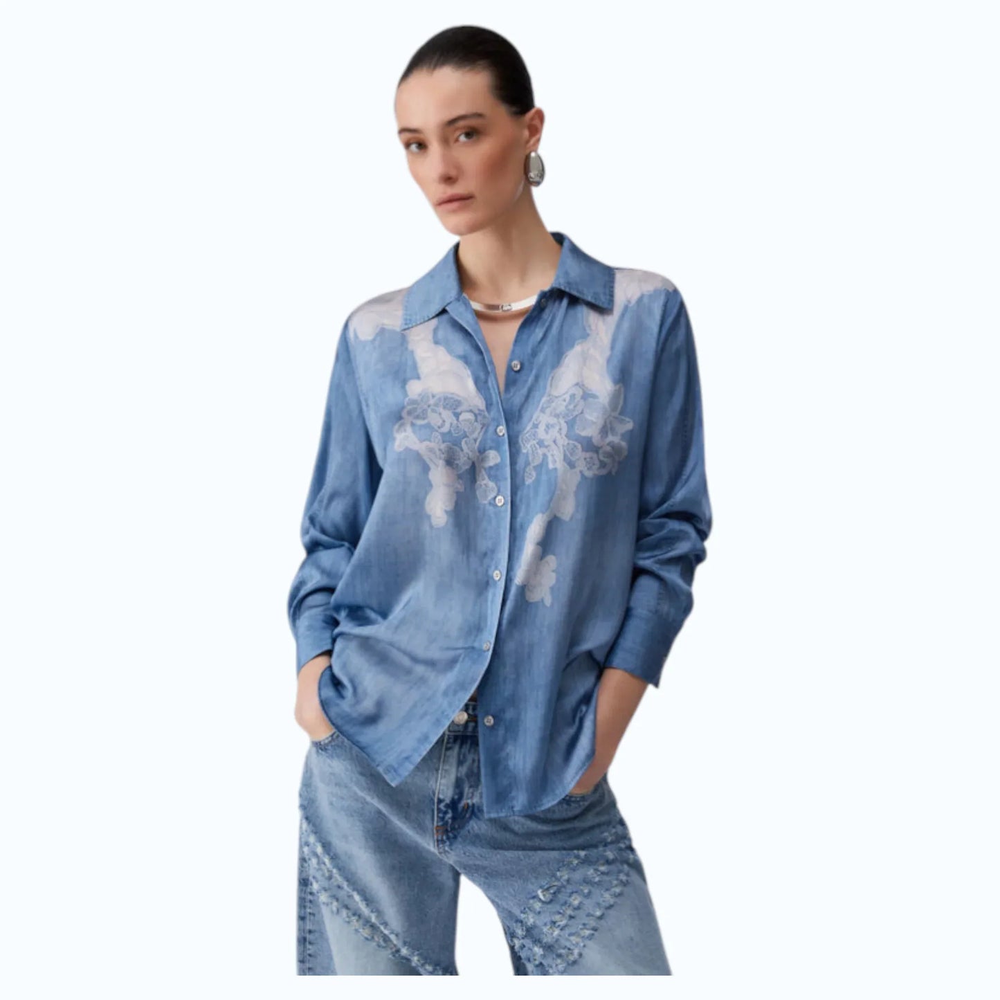 Liu Jo camicia con stampa digitale