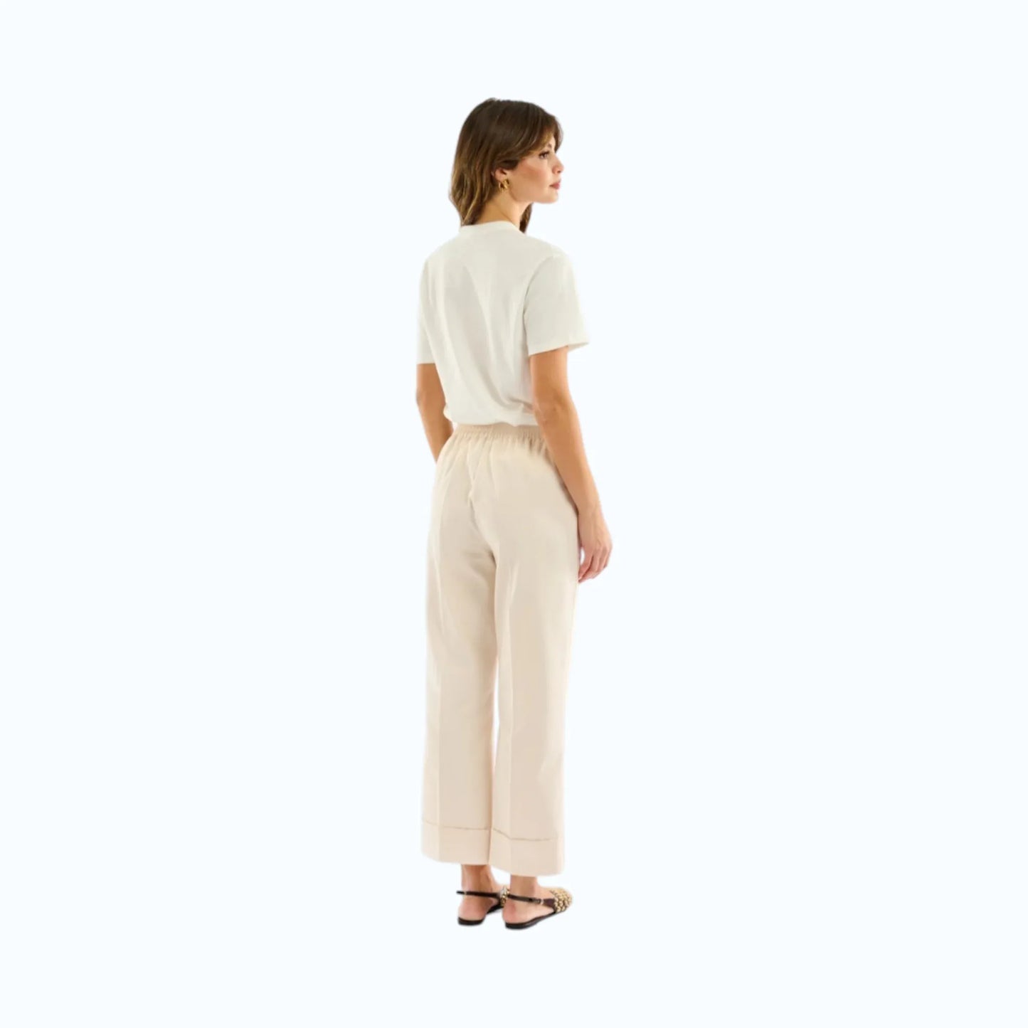 Giorgia&Johns t-shirt applicazione floreale