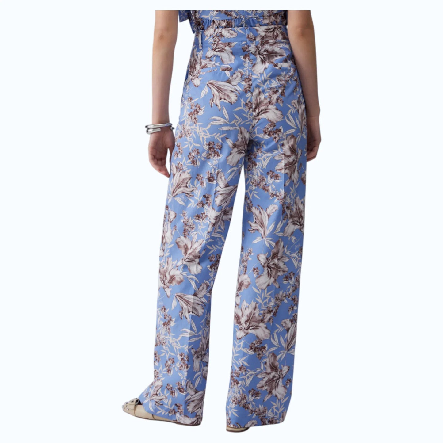 Liu Jo pantalone palazzo in popeline