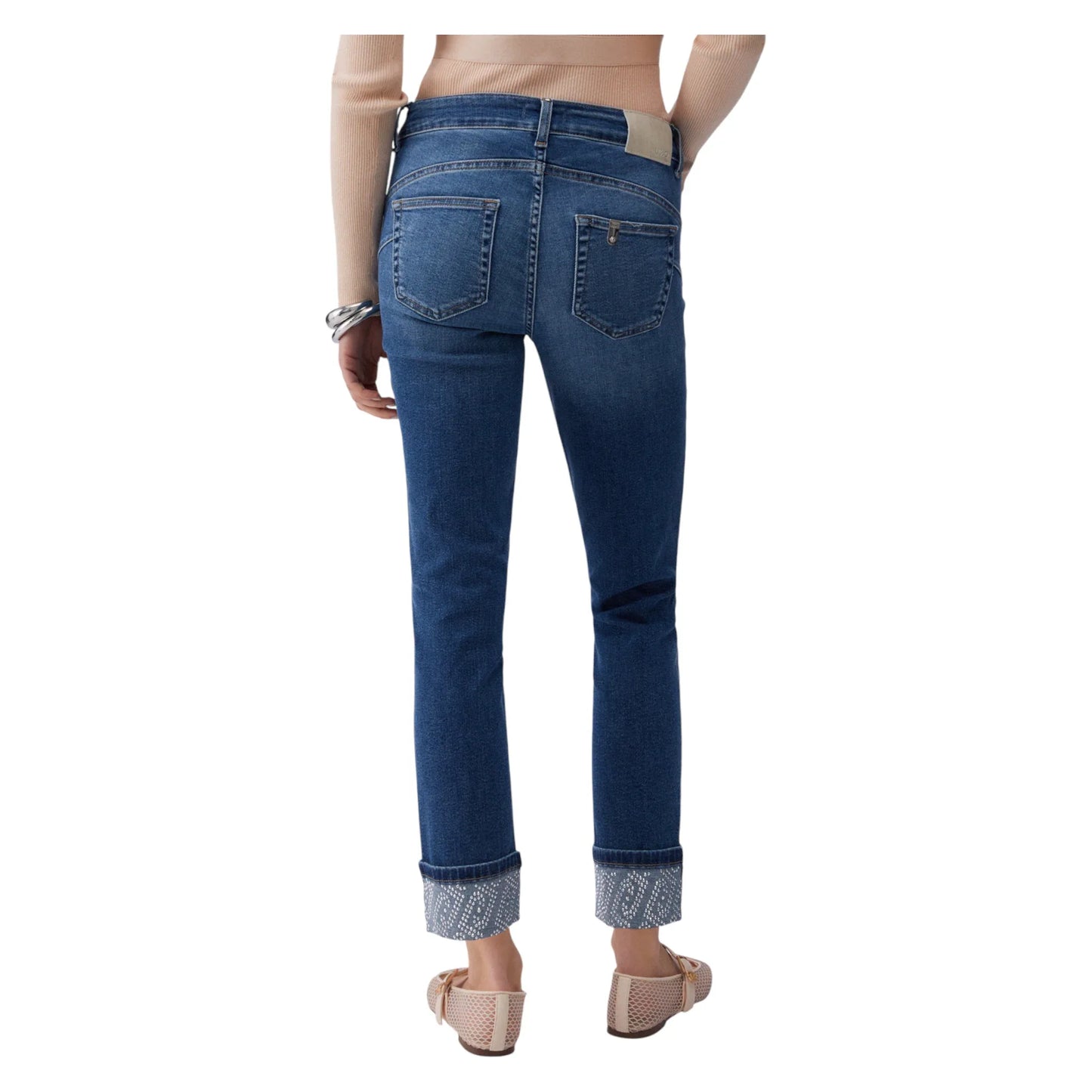 Liu jo jeans skinny con strass