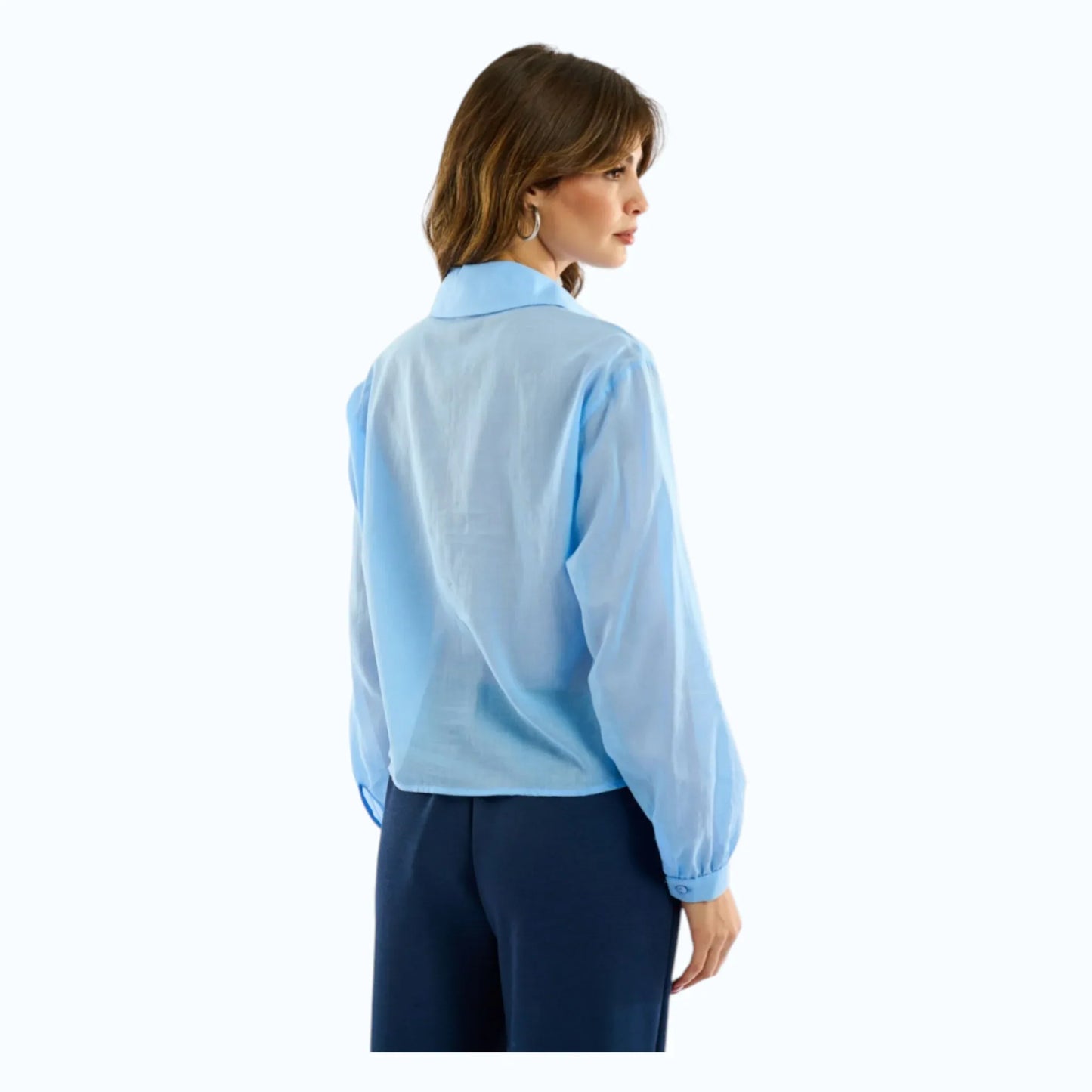 Giorgia&Johns camicia balze in pizzo