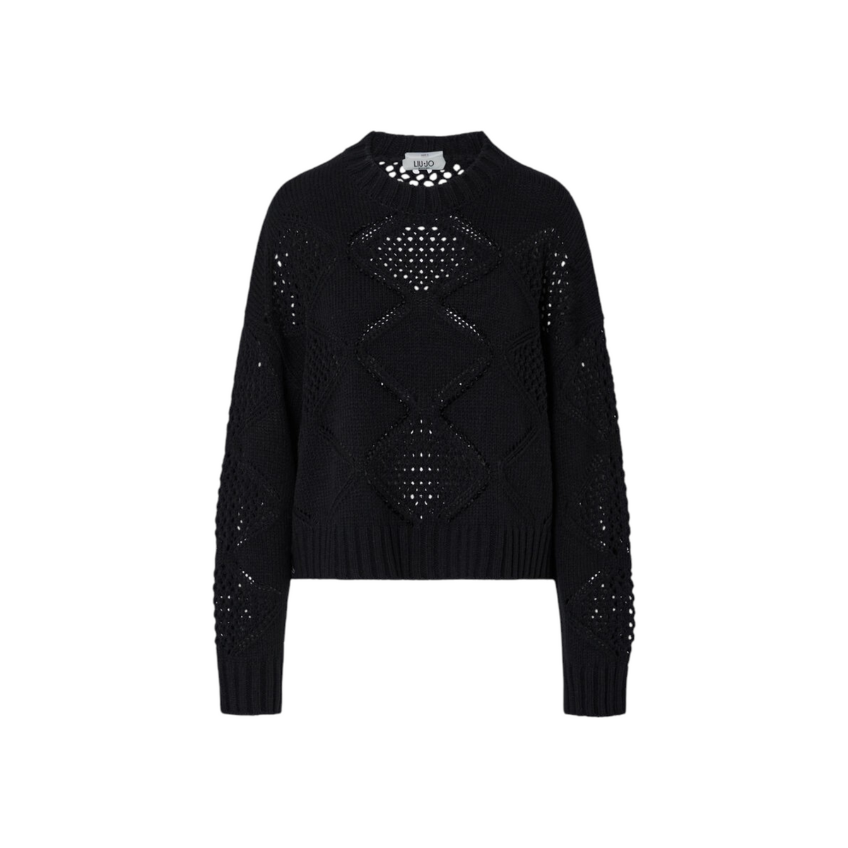 Liu Jo maglia con perline e traforature