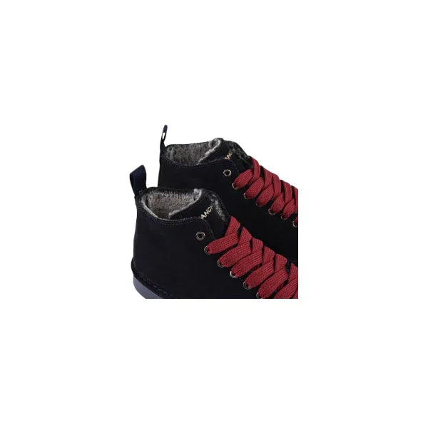 Panchic Ankle boot suede faux fur lining