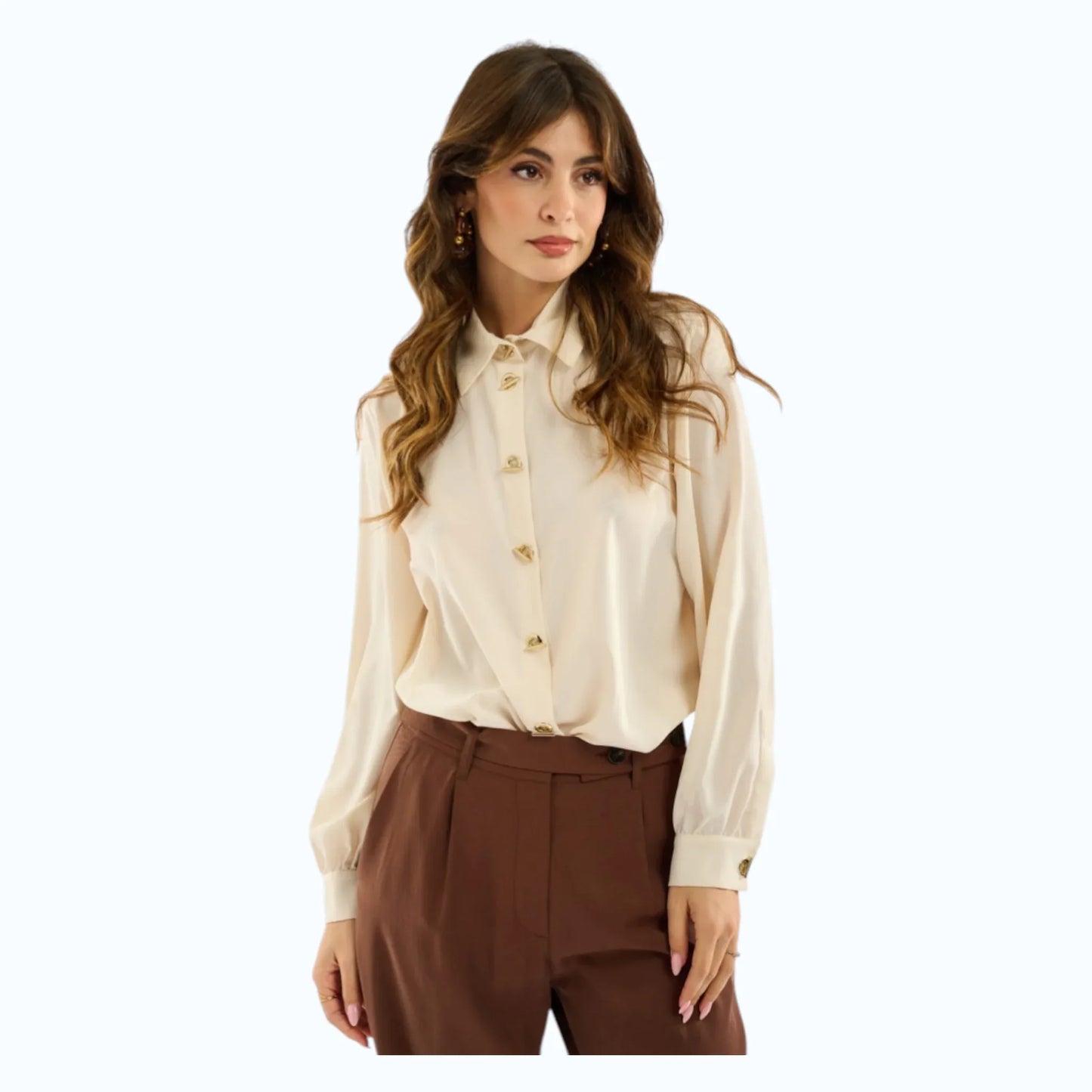 Giorgia&Johns camicia con occhielli