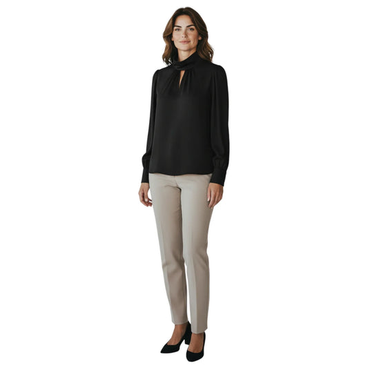 Giorgia&Johns blusa collo drappeggiato