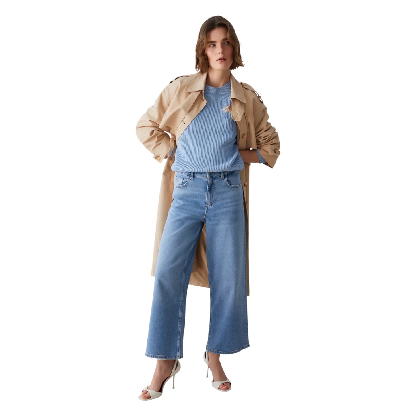Liu jo flare cropped